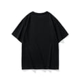 thumbnail image 2 of Men'S Casual Cotton T-Shirt with Lazy Cat Print, Crew Neck, Slight Stretch, Regular Fit, Summer Knit Fabric Top - 100% Cotton, 220g/m2, 2 of 7