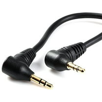 Stereo AUX Cable Male to Male Right Angle Auxiliary Audio Cord 3.5mm 1/8 Adapter