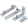 thumbnail image 3 of Bisagras de puerta de armario de acero inoxidable, puerta giratoria de 360 ​​grados para puerta de edificio pivotante TUNC Sencillez, 3 of 5