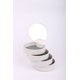 thumbnail image 1 of Organizador de joyas, pequeña caja de almacenamiento de joyas, soporte para pendientes para mujer, bandeja giratoria de viaje de 5 capas para joyas con tapa para pulseras, anillos, brazaletes JAMW Sencillez, 1 of 5