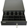 thumbnail image 4 of Cash Drawer &#x.&#xPortable POS Cash Box Coin Tray with Cash Register Till Tray Manual Open Works Compatible for All POS System Printers, 4 of 7