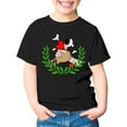 thumbnail image 4 of MUXiin Teen Boys Shirts Letter Print Cute Funny Short Sleeve T Shirt Top Loose Summer Tops T-Shirts Infant To Big Kid, 4 of 4