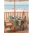 thumbnail image 2 of 60x120 Inch Outdoor Tablecloth with Umbrella Hole Zipper Rectangle Texas Star Vintage Rectangular Tablecloths Outside Waterproof Berry Sage Green Brown Wooden Patio Table Cloth Cover for Picnic Party, 2 of 8