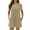 Beige, variant on ABATAB Womens Jumpsuits Wide Leg Summer Outfits Short Sleeve Beach Loose Fit Rompers V Neck Casual Dressy Jumpsuits