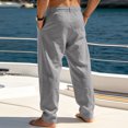 thumbnail image 5 of Mens Sweatpants with Pockets - Mesh Open Bottom Athletic Joggers for Men Loose Fit Gym Workout Running Casual Pants,mesh sweatpants Grey M, 5 of 6