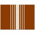 thumbnail image 2 of Area Rugs Indoor Non-Slip Rectangle Rug 2.7x5 Ft Abstract Modern Style Brown Linen White Striped Rug Rubber Backing Floor Mats Non Shedding Home Decor Carpet for Entryway Living Room, 2 of 8