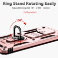 thumbnail image 2 of Estuche GANGXUN para Xiaomi Redmi Note 9 Pro, soporte giratorio 360°, estilo mecánico y magnético, 2 of 5
