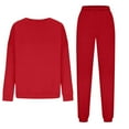 thumbnail image 6 of UAMVSH Sweatsuits for Women 2 Piece Outfits Plus Size Long Sleeve Hoodie High Elastic Waisted Jogger Sweatpants Oversized Tracksuits Sets(4X-Large,Red), 6 of 6