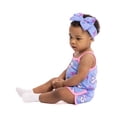 thumbnail image 3 of Disney Classics Marie Baby Girls Spaghetti Strap Print Romper with Matching Bow Headband, Sizes 0/3M-24M, 3 of 7