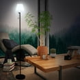 thumbnail image 2 of Zootealy Adjustable Brightness Solar Floor Lamp with Remote Control, Rechargeable Waterproof Table Lamp for Indoor/Outdoor Use - Innovative Ambient Lighting - White, 2 of 6