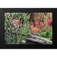 thumbnail image 2 of Dornish, Al 18x13 Black Modern Framed Museum Art Print Titled - Thrush, 2 of 5
