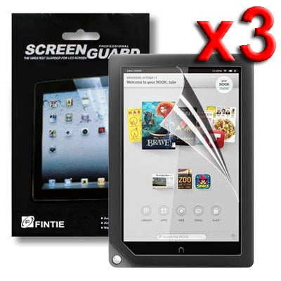 Fintie [3 Pack] Barnes & Noble Nook HD+ 9 inch Tablet Screen Protector - Ultra-Clear HD Screen Film with Retail