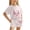 Axolotl Heart Design, variant on Short Fiber Jersey Kids Outfit for Summer Versatile Smooth 2 Piece, Horse Rainbow Print