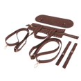 thumbnail image 4 of 3x/Set de piezas de bolso de cuero para mujer, bolso de tejer DIY, accesorios para hacer bolsos café jinwen Bolso de la PU que hace piezas, 4 of 8