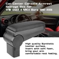 thumbnail image 3 of Ymiko Car Center Console Armrest Storage Box For 4 MK4 Bora 1999-2005 Zz, 3 of 8