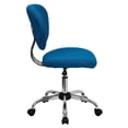 thumbnail image 4 of Pemberly Row Modern Mid-Back Mesh Office Swivel Chair in Turquoise, 4 of 6