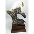 thumbnail image 3 of Large Glorious Surveyor Of Horizons Grand Bald Eagle Bust Statue Decor Figurine For Patriots Civil Servants Wildlife Lovers Eagle Fans, 3 of 5