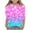 Multicolor 12, variant on DeHolifer Girls T-Shirts 3/4 Sleeve Sequin Printed Graphic Crewneck Summer Lightweight Casual Tunic Tops,4-5Years