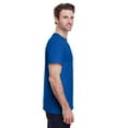 thumbnail image 3 of Gildan Heavy Cotton Crew Neck T-Shirt, Men's Lightweight Short Sleeve Bulk Tee, Royal, 9 Pack, Size-S, 3 of 5