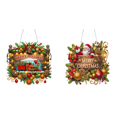 thumbnail image 1 of Tren Navidad Con Forma Especial Pintura Diamantes Decoraciones Colgantes para El, 1 of 6