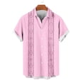 thumbnail image 5 of ZUBKTE Men's Shirt Vintage Bowling Short Sleeve Button Down Hawaiian Summer Beach Printed Casual Shirts S-4XL, 5 of 7