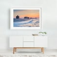 thumbnail image 2 of Sunrise Atlantic - Ventnor City New Jersey Photography White Framed Wall Art Print 20 x 30 inches, 2 of 3