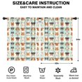 thumbnail image 2 of Blackout Kids Curtains,Lovely Dog Breeds Childrens Insulated Curtains Set Of 2,Bedroom Essentials,Toddler Room Decor 42x54in(106x137cm), 2 of 4