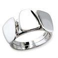 thumbnail image 1 of Bague en Laiton Rhodié Sans Pierre&44; Taille 6, 1 of 1