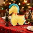 thumbnail image 5 of 2026 Yellow 11.8" Horse Stuffed Animal, New Year Plush-Mascot Statue, Plush Tabletop Ornaments for Chinese New Year Spring Festival Gift Blessing Souvenir Home Office Tabletop Decors, 5 of 6