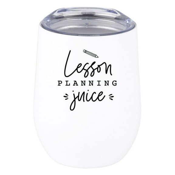 Koyal Wholesale Funny Teacher Appreciation Wine Tumbler with Lid Stainless Steel Insulated Lesson Planning Juice
