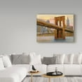 thumbnail image 3 of Trademark Fine Art 'Brooklyn Bridge Water' Canvas Art by Hall Groat Ii, 3 of 3