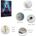 thumbnail image 5 of Buddha Painting Abstract Buddha Statue Wall Art Zen Picture Meditation Canvas Artwork Spa Prints for Spiritual Buddhism Prayer Room(Picture-2, (12.00" x 18.00")), 5 of 6