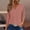 Rose Gold, variant on WTXUE Womens Short Sleeve Blouses Button Down Shirts V Neck Blouses for Women Business Casual Tunic Tops Basic Tees Gauze Shirts Soft Tshirts Lightweight Shirts Large Shirts Beige L