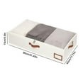 thumbnail image 3 of Miogawg Under Bed Storage Box, Under Bed Clothes Organizer, Closet Organizer, Ultra-Thick Fabric Underbed Bins, Closet Organizer For Clothes, Blankets, Sweater, 3 of 7