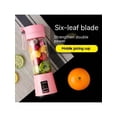 thumbnail image 2 of Rechargeable Portable Blender With Six Blades, For Smoothies, Shakes, And Juices - Perfect For Travel, Gym, And Office, 2 of 5