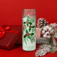 thumbnail image 4 of Mainstays Happy Holly Days Scented Candle, Holiday Pillar Candle, 9 oz, 4 of 6