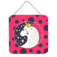 thumbnail image 1 of Unicorn Pink Polkadots Wall or Door Hanging Prints, 1 of 1