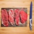 thumbnail image 5 of SET JUEGO DE 5 CUCHILLOS FILOSOS CARNE PAN CALIDAD azul 1, 5 of 5