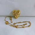 thumbnail image 3 of Lana Del Rey Necklace Heart with Spoon LDR Merch Snakes Chain Serpent Pendent, 3 of 7