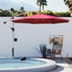 thumbnail image 5 of Toystoory Paraguas Toldo Poliéster Sombrilla Reemplazo de color sólido A prueba de lluvia Impermeable Mantenga la tela fresca para Patio Patio Jardín y Patio, 5 of 6
