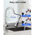 thumbnail image 4 of EDTara 39” Single Bowl Utility Sink, Stainless Steel Free Standing Unit Featuring Drawer, Workbench, Storage Rack, Faucet, and All-Inclusive Plumbing Set for Kitchen, Laundry, or Workshop, 4 of 7