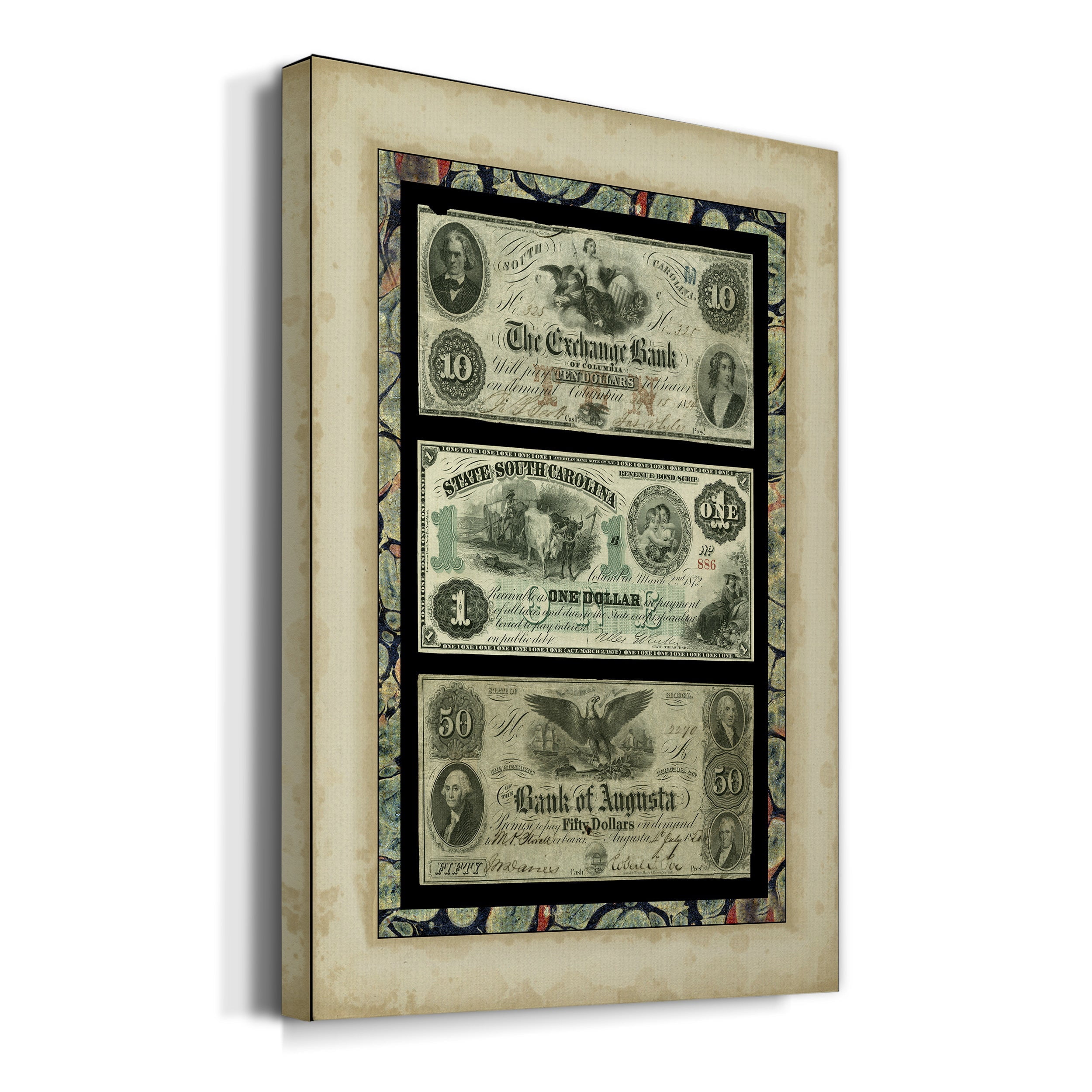 Money Money Money II Premium Gallery Wrapped Canvas - Ready to Hang