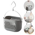 thumbnail image 5 of Cesta colgante de plástico Sincero para ducha organizador portátil color gris, 5 of 5
