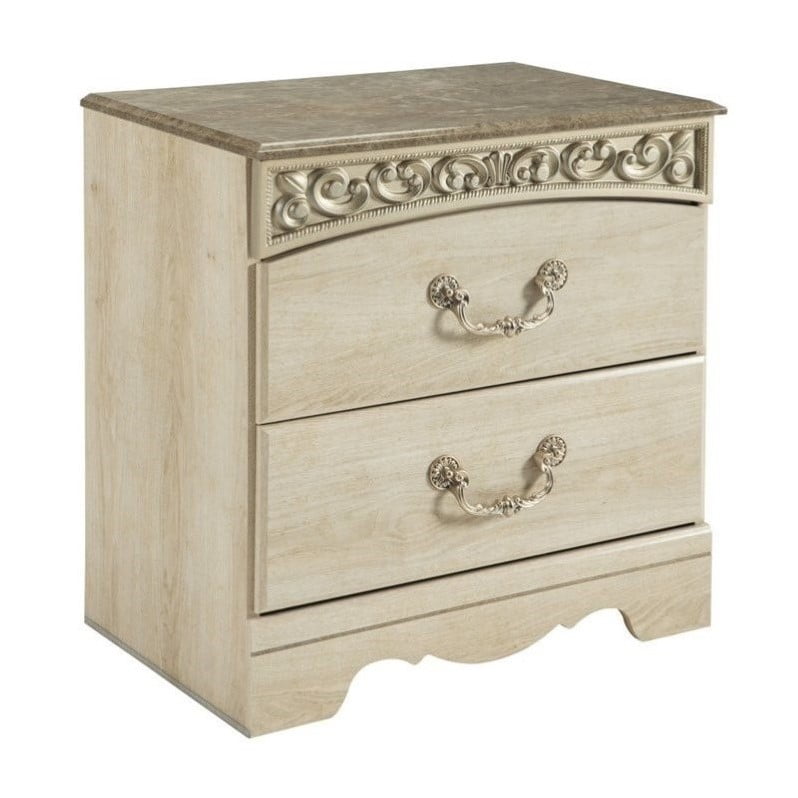 Signature Design by Ashley Catalina Antique White Nightstand Walmart