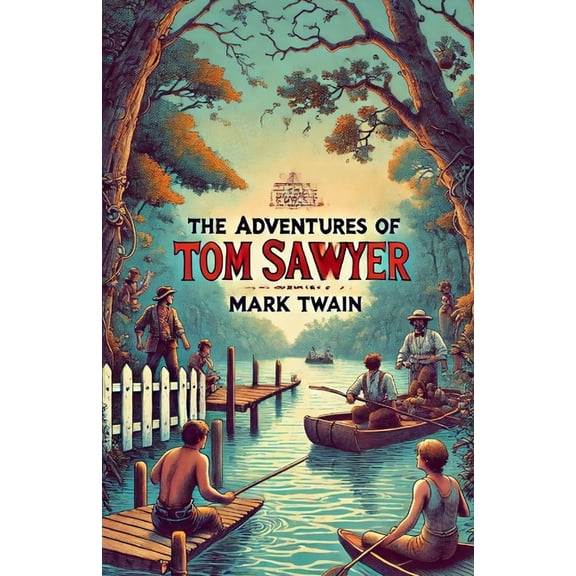 The Adventures Of Tom Sawyer(Illustrated), (Paperback)