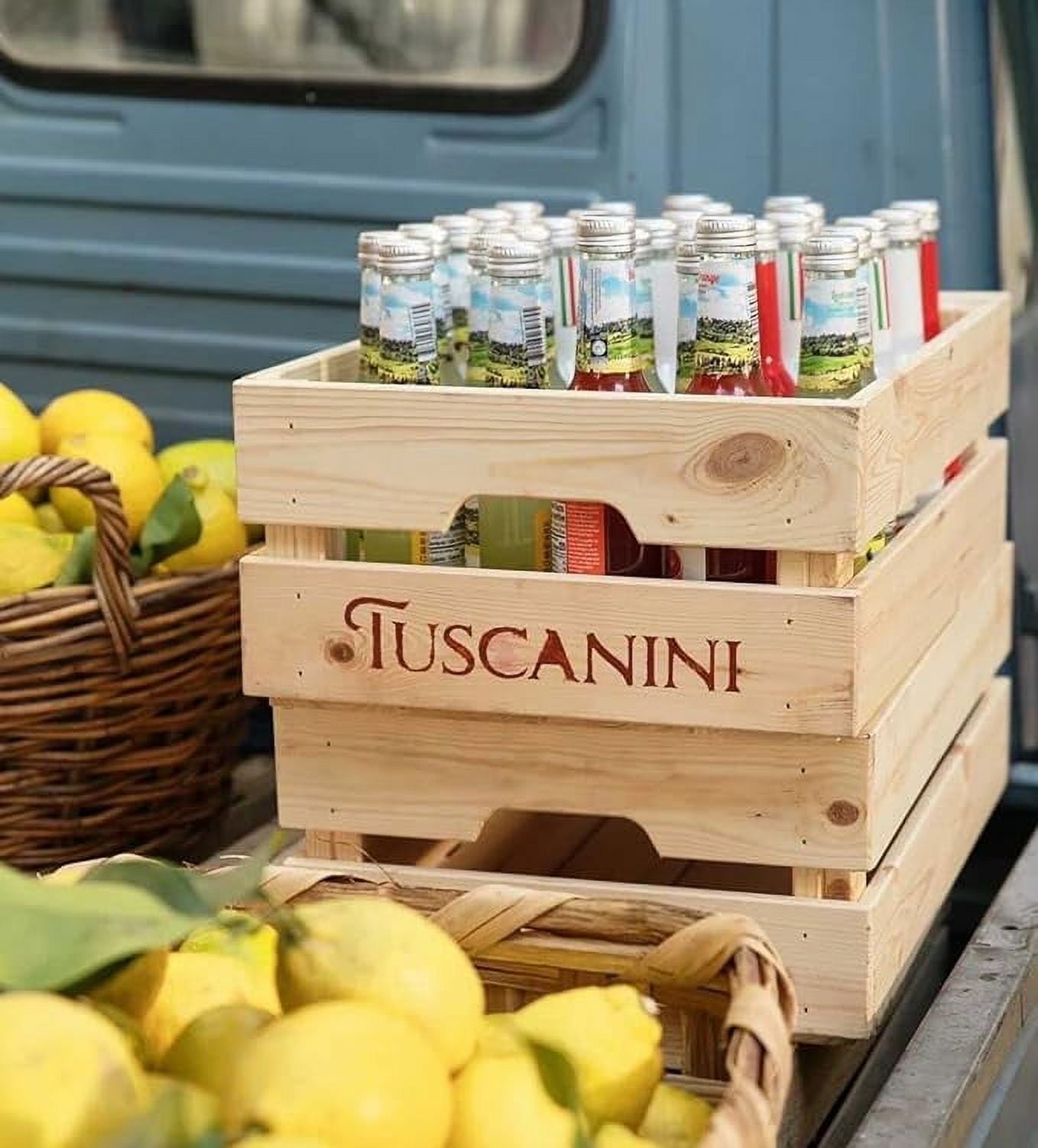 Tuscanini Organic Sparkling Lemonade, 9.3oz (6 Pack) | No Food Coloring or Artificial Flavors | Product of Italy | Premium Glass Bottle | Sparkling Party Drink
