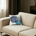 thumbnail image 3 of Leojiow Elegant Colored Throw Pillows Farmhouse Outdoor For Home Living Room Sofa Couch Bed Modern Floral Linen Square Cushion Set Of 2 One Size Utility, 3 of 5