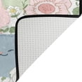thumbnail image 7 of Bathroom Sets Curtain and Rug Sets 23.6x15.7 in Non-Slip Mat and 66x72 in Shower Curtain for Home Bath Dcor Pastel-colored Cats and Flowers, 7 of 7