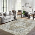 thumbnail image 3 of Garvee 5x7 Area Rugs for Living Room, Non Slip Machine Washable Retro Rugs Low Pile Stain Resistant Print Rugs Vintage Soft Nursery Carpet for Bedroom Dining Room Home Office, Khaki, 3 of 10