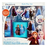 Disney Frozen II 9-Piece Bath Sticker Play Set with Body Wash